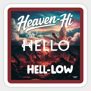 Hell-low Sticker